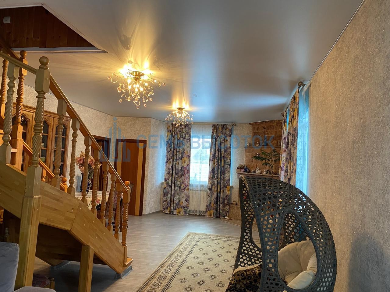 Дом, 135,6 м², уч. 9,5 сот., с. Ганусово